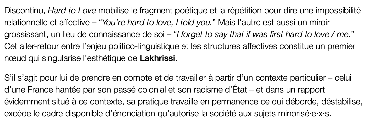 Qui est Tarek Lakhrissi, étoile montante exposée à Reiffers Art Initiatives ?